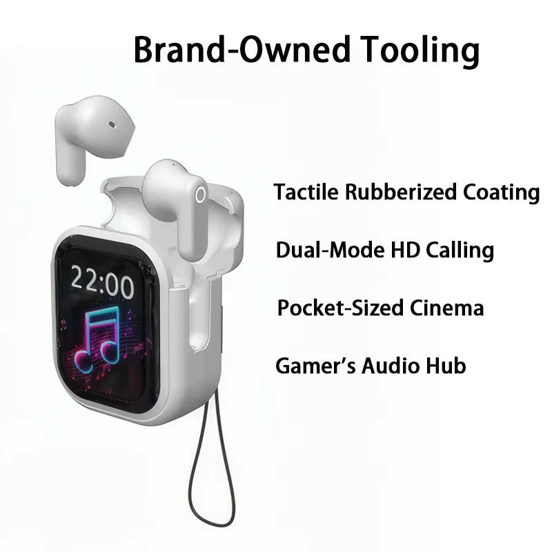 This headset features a 2.0-inch HD TFT touch screen