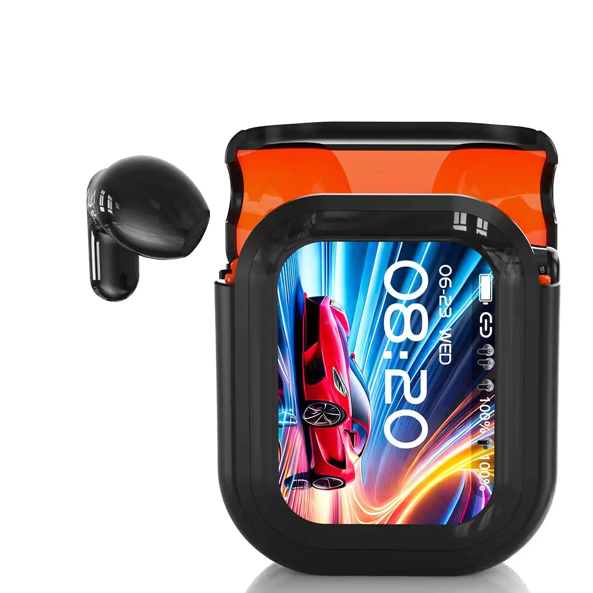 This headset features a 2.0-inch HD TFT touch screen