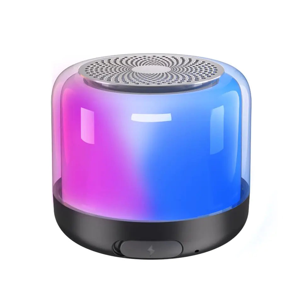 FUAUFAS Bluetooth Speaker with LED Lights & Night Light