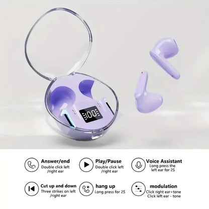 Premium Wireless Earbuds with RGB Charging Case